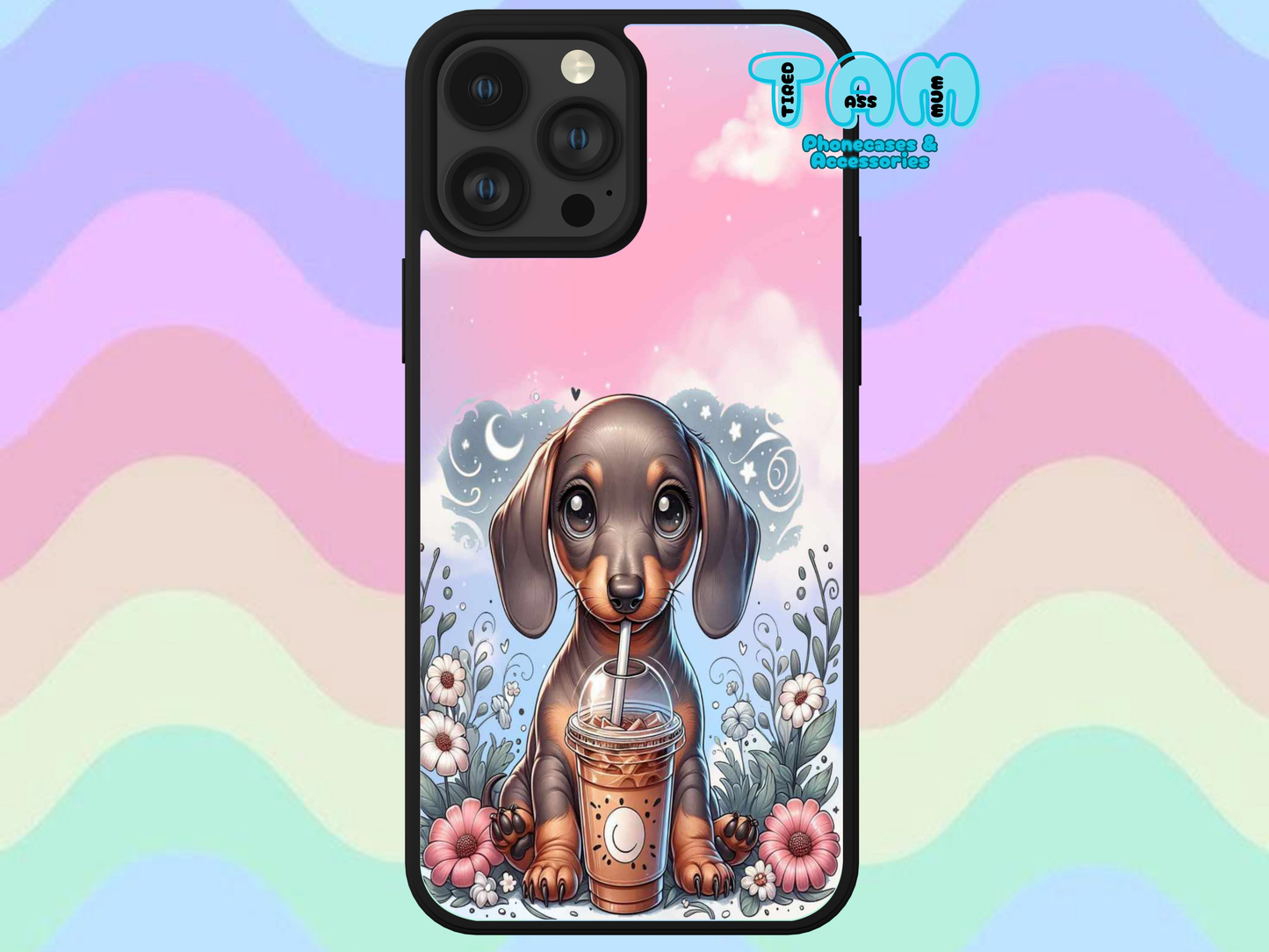 Iced Coffee Dashy Phone Case