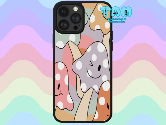 Retro Mushrooms Phone Case