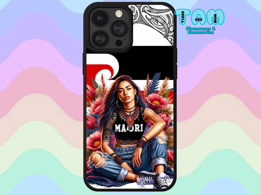 Strong Māori Woman Phone Case