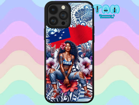 Samoan Woman Phone Case