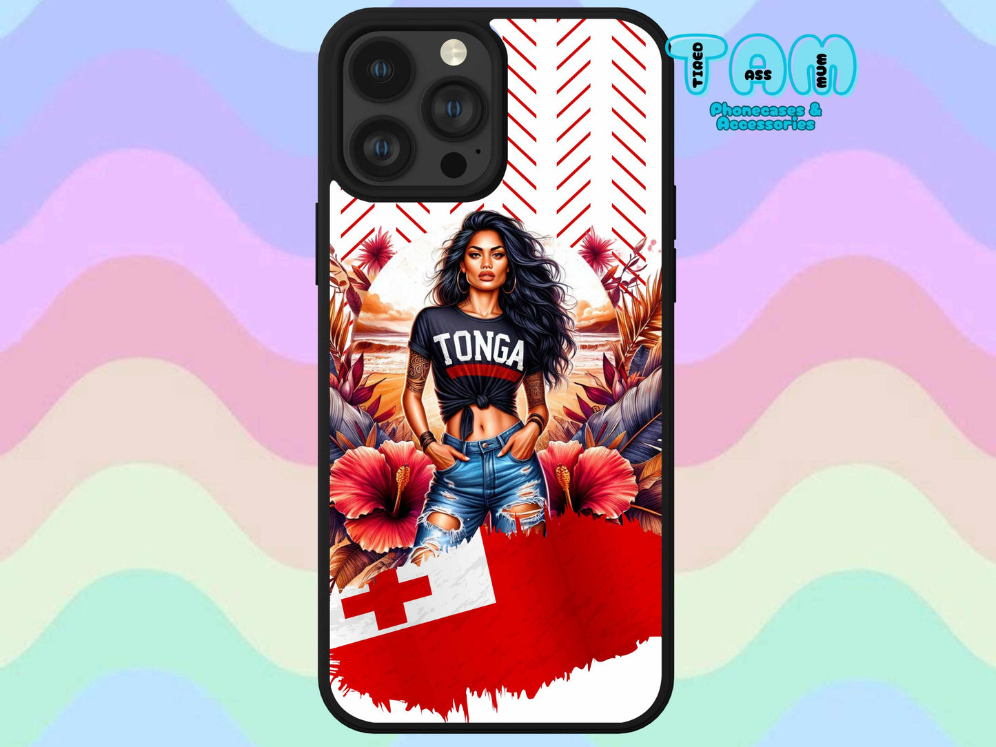 Fearless Tongan Woman Phone Case